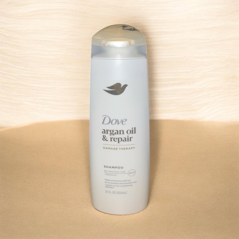 Dove Shampoo Argan Oil & Repair for Fine Hair with Bio-Protein Care...